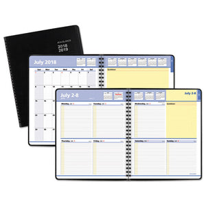 ESAAG761105 - QUICKNOTES WEEKLY-MONTHLY PLANNER, 8 X 9 7-8, BLACK, 2018-2019