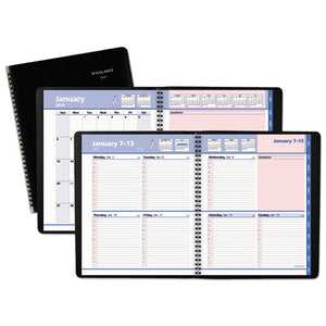 ESAAG76PN0105 - QUICKNOTES WEEKLY-MONTHLY APPOINTMENT BOOK, 8 X 9 7-8, BLACK-PINK, 2019