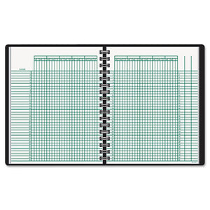 ESAAG8015005 - Undated Class Record Book, 10 7-8 X 8 1-4, Black