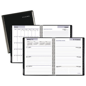 ESAAGG54500 - DAYMINDER EXECUTIVE WEEKLY-MONTHLY PLANNER, 6 7-8 X 8 3-4, BLACK, 2019