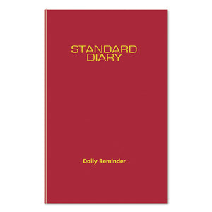 ESAAGSD38913 - STANDARD DIARY RECYCLED DAILY REMINDER, RED, 5 3-4 X 8 1-4, 2019