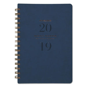 ESAAGYP20020 - SIGNATURE COLLECTION FIRENZE NAVY WEEKLY-MONTHLY PLANNER, 5 3-8 X 8 1-2, 2019