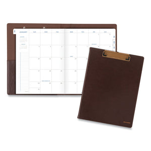 ESAAGYP60009 - SIGNATURE COLLECTION MONTHLY CLIPFOLIO, 8 1-2 X 11, DISTRESSED BROWN, 2019