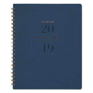 ESAAGYP90520 - SIGNATURE COLLECTION FIRENZE NAVY WEEKLY-MONTHLY PLANNER, 8 3-8 X 11, 2019