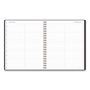 Signature Lite Weekly-monthly Planner, 11 X 8.5, Maroon, 2022
