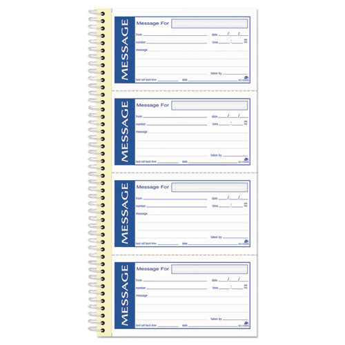 ESABFSC1153WS - Write 'n Stick Phone Message Pad, 2 3-4 X 4 3-4, Two-Part Carbonless, 200 Forms