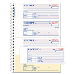 ESABFSC1182 - Tops Money-rent Receipt Book, 7 1-8 X 2 3-4, 2-Part Carbonless, 200 Sets-book