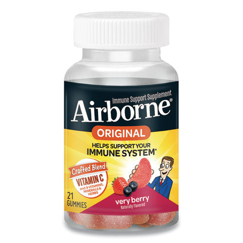 Immune Support Gummies, Very Berry, 21-bottle