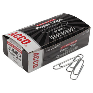 ESACC72500 - PAPER CLIPS, JUMBO, SILVER, 1000-PACK