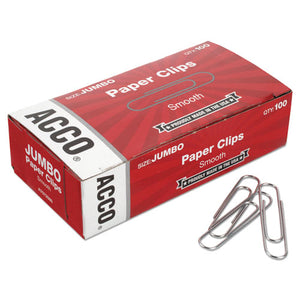 ESACC72580 - PAPER CLIPS, JUMBO, SILVER, 1000-PACK