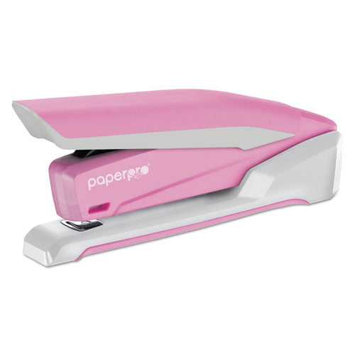 ESACI1188 - INCOURAGE SPRING-POWERED DESKTOP STAPLER, 20-SHEET CAPACITY, PINK-WHITE