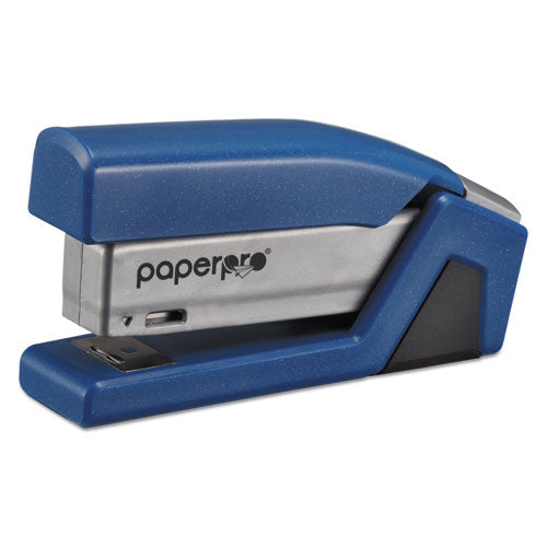 ESACI1512 - INJOY SPRING-POWERED COMPACT STAPLER, 20-SHEET CAPACITY, BLUE