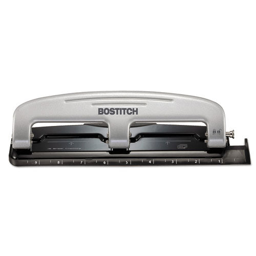 ESACI2101 - INPRESS THREE-HOLE PUNCH, 12-SHEET CAPACITY, BLACK-SILVER