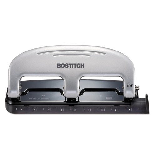 ESACI2220 - Inpress Three-Hole Punch, 20-Sheet Capacity, Black-silver