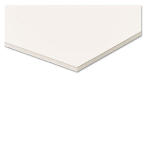 Polystyrene Foam Board, 30 X 40, White Surface And Core, 10-carton