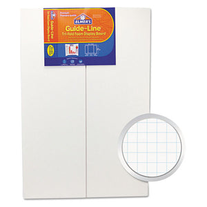 Guide-line Paper-laminated Polystyrene Foam Display Board, 30 X 20, White, 2-pk