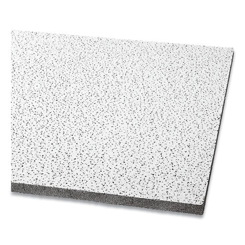 Fine Fissured Acoustical Infill Ceiling Tiles, Non-directional, Square Lay-in (0.94"), 24" X 48" X 0.75", White, 8-carton