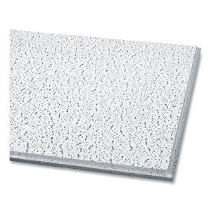 Fissured Ceiling Tiles, Angled Tegular (0.94"), 24" X 24" X 0.63", White, 16-carton