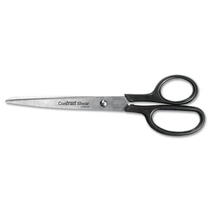 ESACM10572 - Straight Contract Scissors, 8" Long, Black