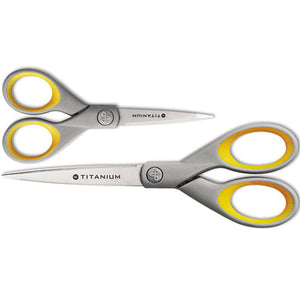 ESACM13824 - Titanium Bonded Scissors Set, 5" And 7" Long, 2-pack