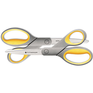 ESACM13901 - Titanium Bonded Scissors, 8" Straight, 2-pack