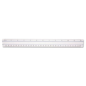 ESACM15571 - 12" Magnifying Ruler, Plastic, Clear