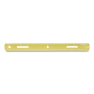 Plastic Ruler, Standard-metric, 12" (30 Cm) Long, Assorted Colors, Plastic, 36-box