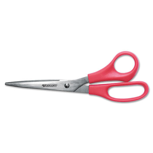 ESACM40618 - Value Line Stainless Steel Shears, 8" Long, Red