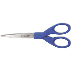 ESACM44217 - Preferred Line Stainless Steel Scissors, 7" Long, Blue