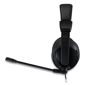 Xtream H5u Stereo Multimedia Headset With Mic, Binaural Over The Head, Black