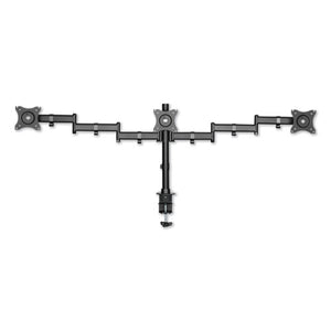 Adaptivergo Pole-mounted Monitor Arm, Triple Monitor Up To 27", Black