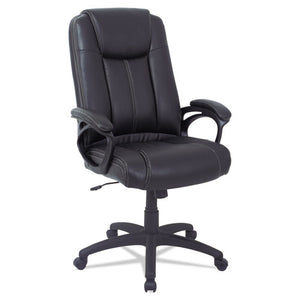 ESALECC4119F - Alera Cc Series Executive High-Back Leather Chair, Black