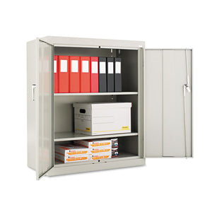 ESALECM4218LG - Assembled 42" High Storage Cabinet, W-adjustable Shelves, 36w X 18d, Light Gray