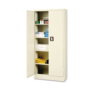 ESALECM6615PY - Space Saver Storage Cabinet, Four Shelves, 30w X 15d X 66h, Putty