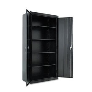 ESALECM7218BK - Assembled 72" High Storage Cabinet, W-adjustable Shelves, 36w X 18d, Black
