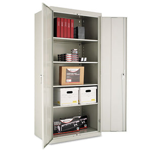 ESALECM7824LG - Assembled 78" High Storage Cabinet, W-adjustable Shelves, 36w X 24d, Light Gray