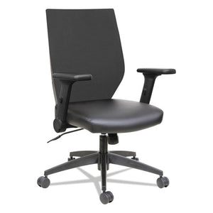 ESALEEBT4215 - Alera Eb-T Series Syncho Mid-Back Flip-Arm Chair, Black