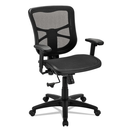 ESALEEL42B18 - Alera Elusion Series Air Mesh Mid-Back Swivel-tilt Chair, Black