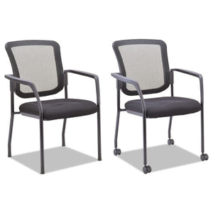 ESALEEL4314 - Mesh Guest Stacking Chair, Black