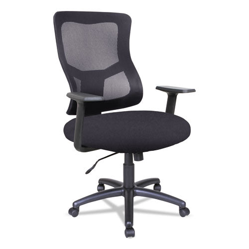 ESALEELT4214B - ALERA ELUSION II SERIES MESH MID-BACK SWIVEL-TILT CHAIR, BLACK