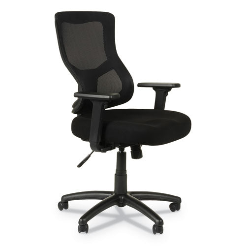 ESALEELT4214S - ALERA ELUSION II SERIES MESH MID-BACK SYNCHRO WITH SEAT SLIDE CHAIR, BLACK