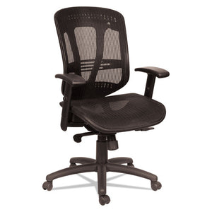 ESALEEN4218 - Alera Eon Series Multifunction Wire Mech, Mid-Back Suspension Mesh Chair, Black