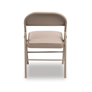 Steel Folding Chair, Tan Seat-tan Back, Tan Base, 4-carton