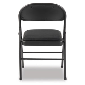 Steel Folding Chair, Graphite Seat-graphite Back, Graphite Base, 4-carton