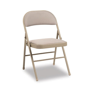 Steel Folding Chair, Tan Seat-tan Back, Tan Base, 4-carton