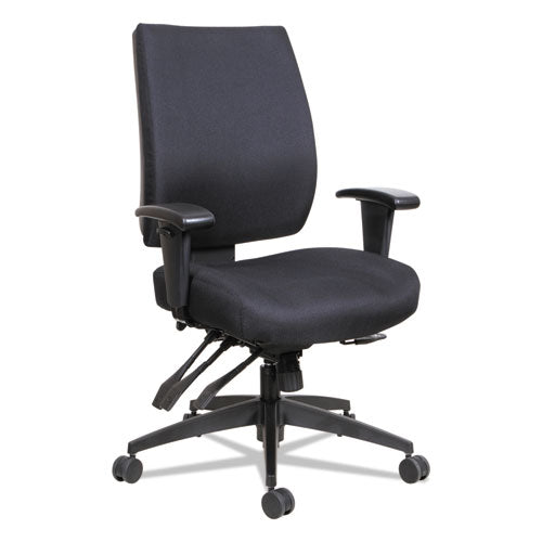 ESALEHPM4201 - ALERA WRIGLEY SERIES HIGH PERFORMANCE MID-BACK MULTIFUNCTION TASK CHAIR, BLACK