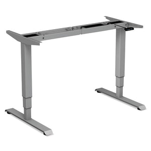 ESALEHT3SAG - Adaptivergo 3-Stage Electric Table Base W-memory Controls, 25" To 50 3-4", Gray