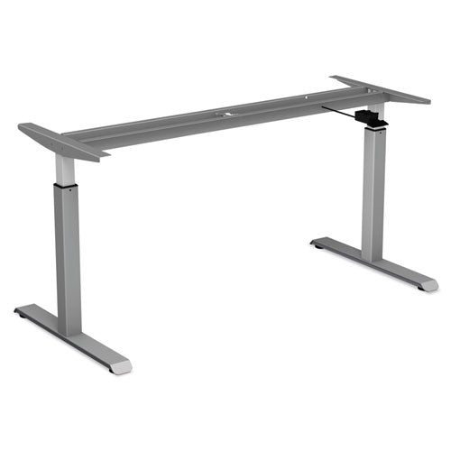 ESALEHTPN1G - Adaptivergo Pneumatic Height-Adjustable Table Base, 26 1-4" To 39 3-8", Gray