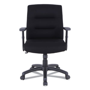 Alera Kesson Series Petite Office Chair, Supports Up To 300 Lbs., Black Seat-black Back, Black Base