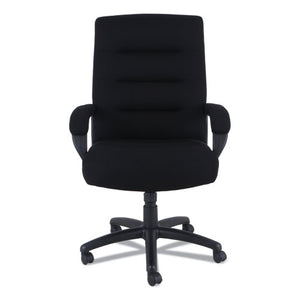 Alera Kesson Series High-back Office Chair, Supports Up To 300 Lbs., Black Seat-black Back, Black Base